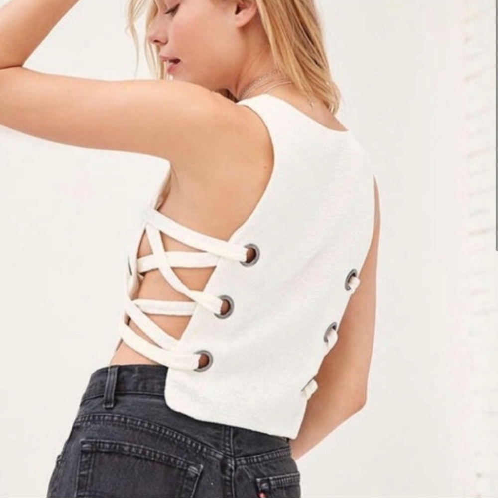 Urban Outfitters Lace Up Tank Top